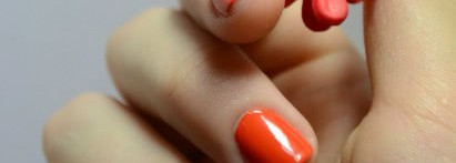 Маникюр цвета мандаринов вместе с XDance #39 и Essence #46 Wake Up