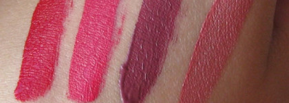 Четыре помады для ветреной погоды - Sephora Creame Lip Stain 01, 03, 04, 05