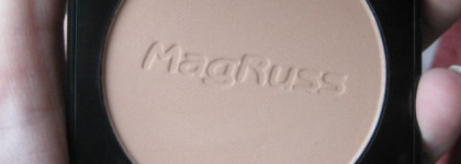 Пудра MagRuss Silk Touch Excellent compact foundation twin set 03 и взрывоопасная алая Magruss Crystal Shine Lipstick Royal Rouge 07