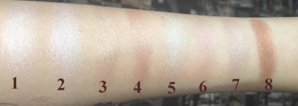 Палетка хайлайтеров Makeup Revolution London Ultra Pro Glow - оттенки для любого настроения