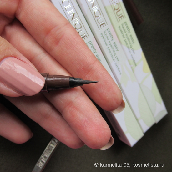 Самая любимая подводка Clinique Pretty Easy Liquid Eyelining Pen 02 Brown