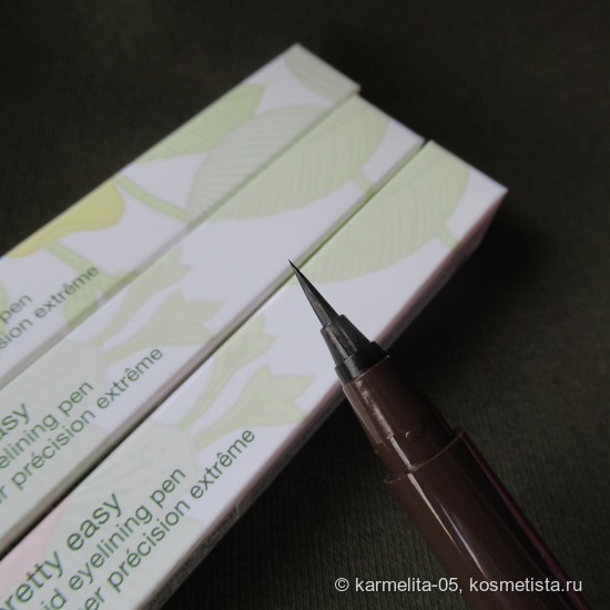 Самая любимая подводка Clinique Pretty Easy Liquid Eyelining Pen 02 Brown