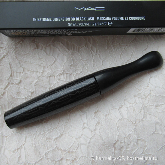 Железобетонная тушь MAC In Extreme Dimension 3D Black Lash