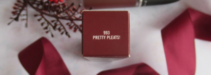 Пудровые темные губы. MAC Powder Kiss Liquid Lipcolour в оттенке 993 Pretty Pleats