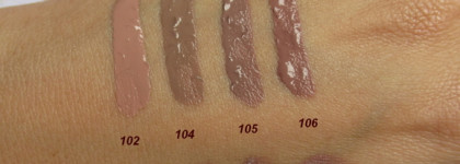 Для поклонников нюда. Luxvisage Matt Tint Liquid Eyeshadow. Сравнение четырех оттенков