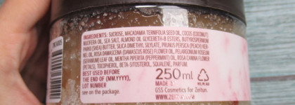 Роскошный скраб для тела. Zeitun Wellness Smoothing Body Scrub Damascus Rose Oil