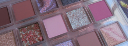 Huda Beauty Rose Quartz Eyeshadow Palette. До чего красива