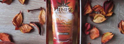 Тыквенный крем. Hempz Pumpkin Spice & Vanilla Chai Hydrating Herbal Hand Creme