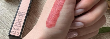 Пудровые, гладкие, подсвеченные губы. Gucci Liquid Matte Lip Colour Transfer Proof в оттенке 203 Mildred Rosewood