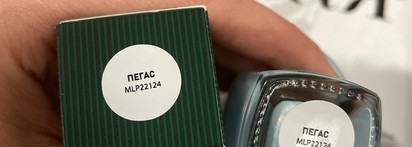 Лак цвета неба. Scriptor Nail Polish Пегас