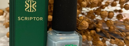 Лак цвета неба. Scriptor Nail Polish Пегас