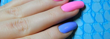 Восхитительное сочетание летних красок на ногтях