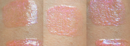 Залипательные Nyx Shimmer Down lip veil Sdlv07 Sweet Mama и Sdlv01 Peach of my heart