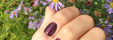 Первая проба Vinylux CND в оттенке "Dark Lava"