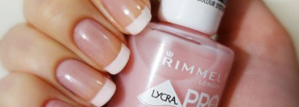 Французский маникюр с Rimmel Lycra Pro