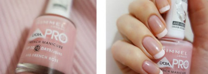 Французский маникюр с Rimmel Lycra Pro