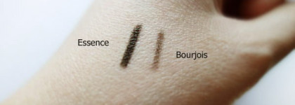 Два неудачника: Bourjois effet Smoky №75 intense black и Essence kajal pencil №01 black