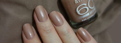 Rimmel 60 seconds nail polish 500 caramel cupcake