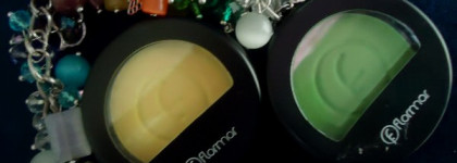 Мое весенне-летнее настроение с тенями  Flormar Neon Eye Shadow #101, #105