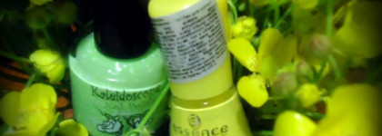 Лютики-цветочки с лаками Essence Color&Go№137 Wanna be your sunshine и Kaleidoscope Nail Polish № 03 модница на пикнике