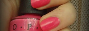 Розовый неон OPI Nail Lacquer M23 Strawberry Margarita