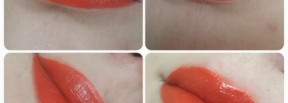 Необычный красный OCC Lip Tar all star mini в оттенке  Psycho