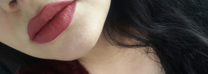 Марсалы ннада?  Lime Crime liquid matte lipstick в оттенке Riot