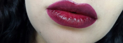 Фиолетовые губы с OCC Lip Tar в оттенке Black Dahila