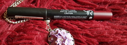 Тёмное бордо Golden Rose matte lipstick crayon #02