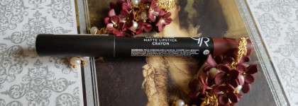 Коричневая помада - старомодно или провокационно? Golden Rose matte lipstick crayon #01