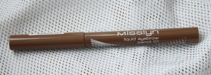 Красивые брови с Misslyn liquid eyebrow pencil 01