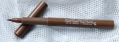 Красивые брови с Misslyn liquid eyebrow pencil 01