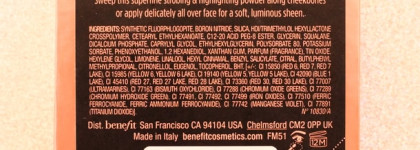 Высветляющая пудра-люминайзер Benefit Dandelion Twinkle