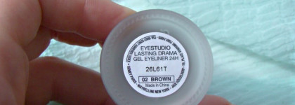 Гель-лайнер для глаз Maybelline New York EyeStudio Lasting Drama Gel Eyeliner №02 Brown. Моя попытка №.