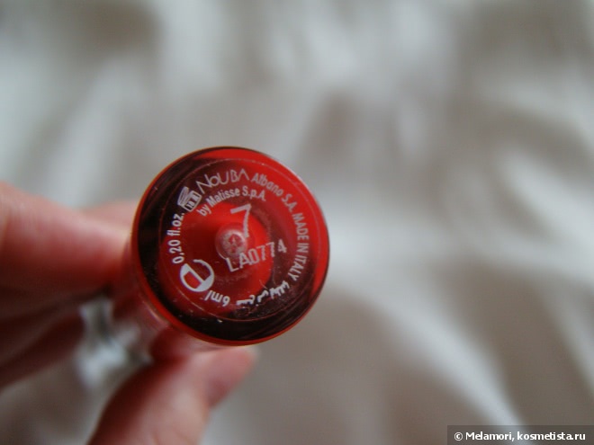 Стойкая помада Nouba Millebaci Long Lasting Lip Color № 7 - Красный бархат