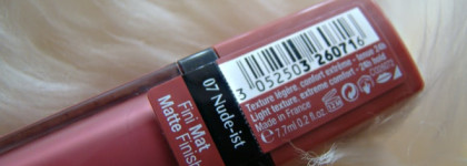 Помада-хамелеон - Жидкая губная помада Bourjois Rouge Edition Velvet Lipstick №07 Nude-ist