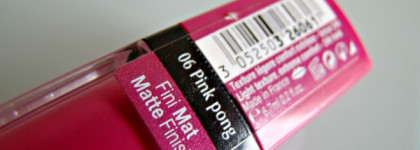 Неоновая фуксия - Жидкая губная помада Bourjois Rouge Edition Velvet Lipstick №06 Pink pong