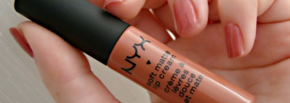 Матовая жидкая помада  NYX Soft Matte Lip Cream в оттенке Cannes