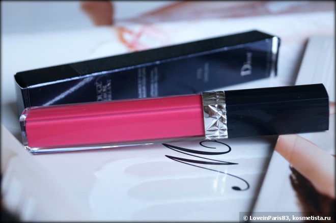 Dior Rouge Dior Brillant Lipshine & Care Couture Colour в оттенке #775 Darling