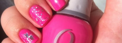 Orly Nail Lacquer Basket Case 40234 в обнимку с El Corazon Art Top Coat Fireworks 421/8