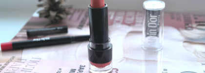 Увлажняющая помада Alvin D'or Adl-5 с нежным перламутровым свечением! Свотч и фото на губах