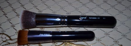 Сравнение кистей Sigma Flat Kabuki F80 & Shiseido Perfect Foundation Brush