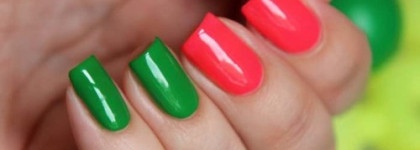 Неоновый маникюр