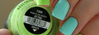 China Glaze Nail Lacquer With Hardeners 81765 At Vase Value & 81766 Grass Is Lime Greener
