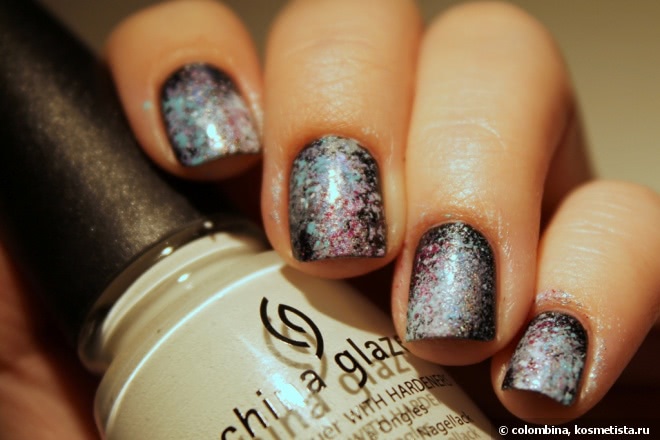 Galaxy Nails. Инструкция в картинках