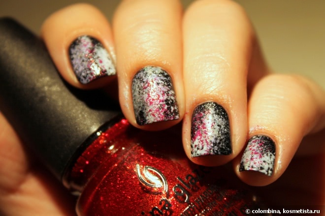 Galaxy Nails. Инструкция в картинках