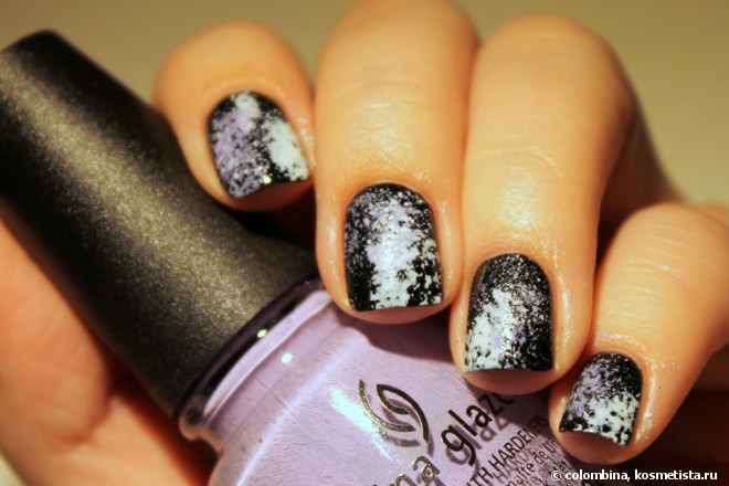 Galaxy Nails. Инструкция в картинках
