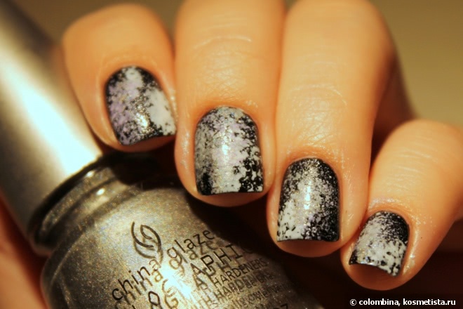 Galaxy Nails. Инструкция в картинках