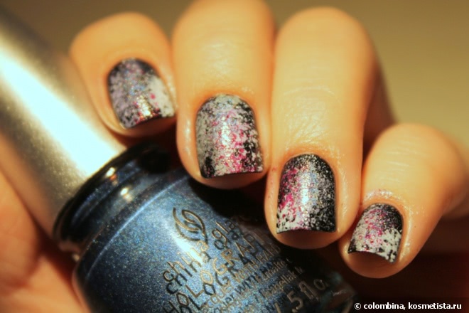 Galaxy Nails. Инструкция в картинках