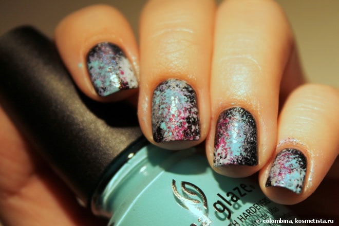 Galaxy Nails. Инструкция в картинках